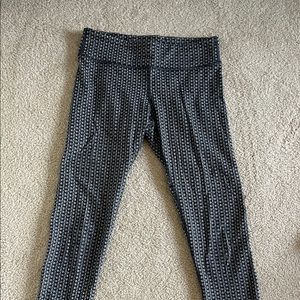 Ivivva Gray Patterned Leggings Size 12